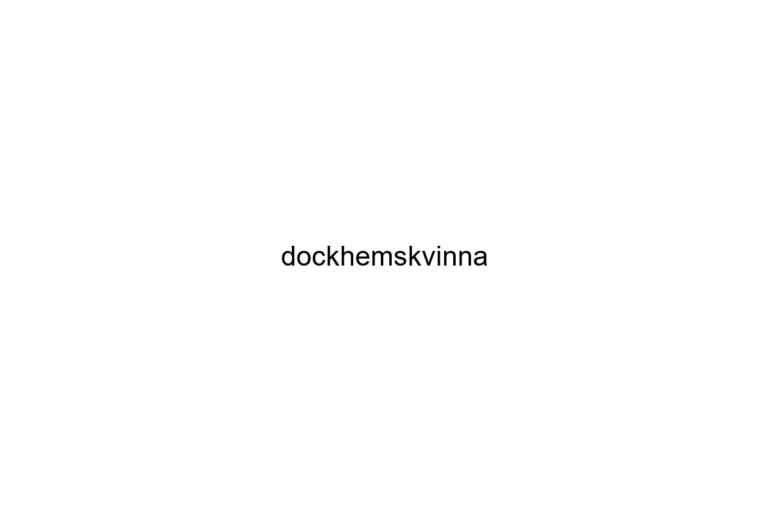 dockhemskvinna