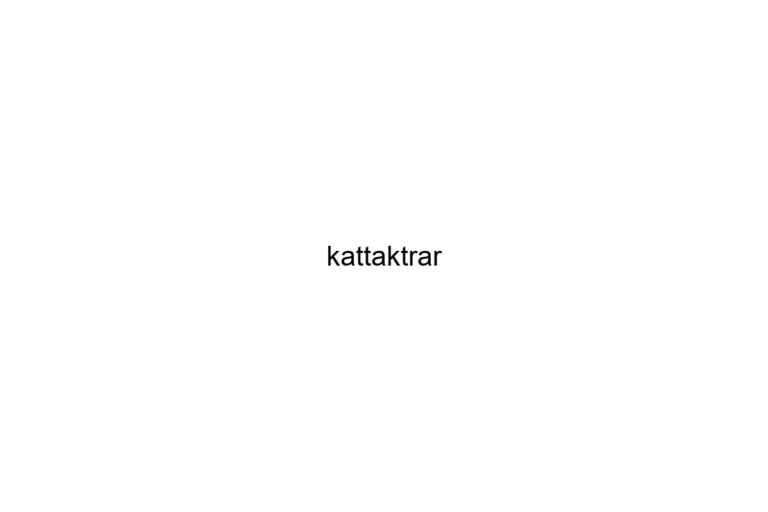 kattaktrar