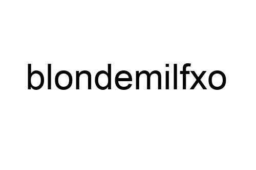 blondemilfxo