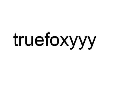 truefoxyyy