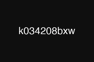 k034208bxw