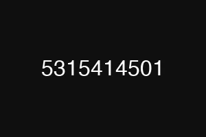 5315414501