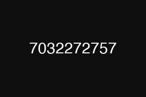7032272757
