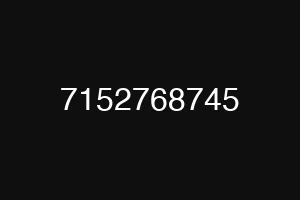 7152768745