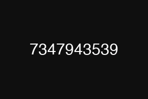 7347943539
