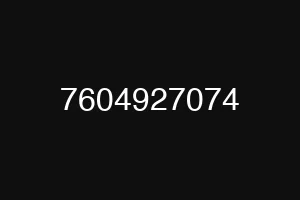7604927074